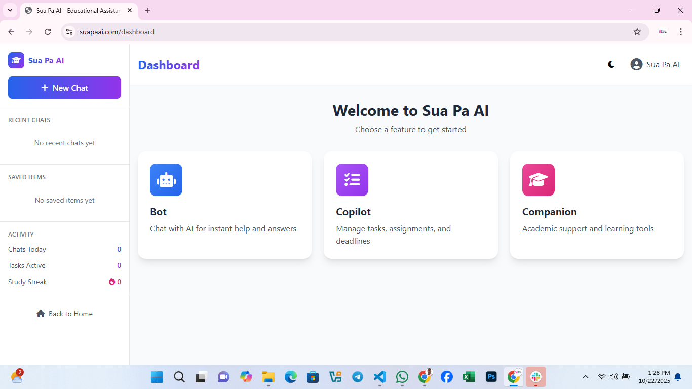 Sua Pa AI Dashboard